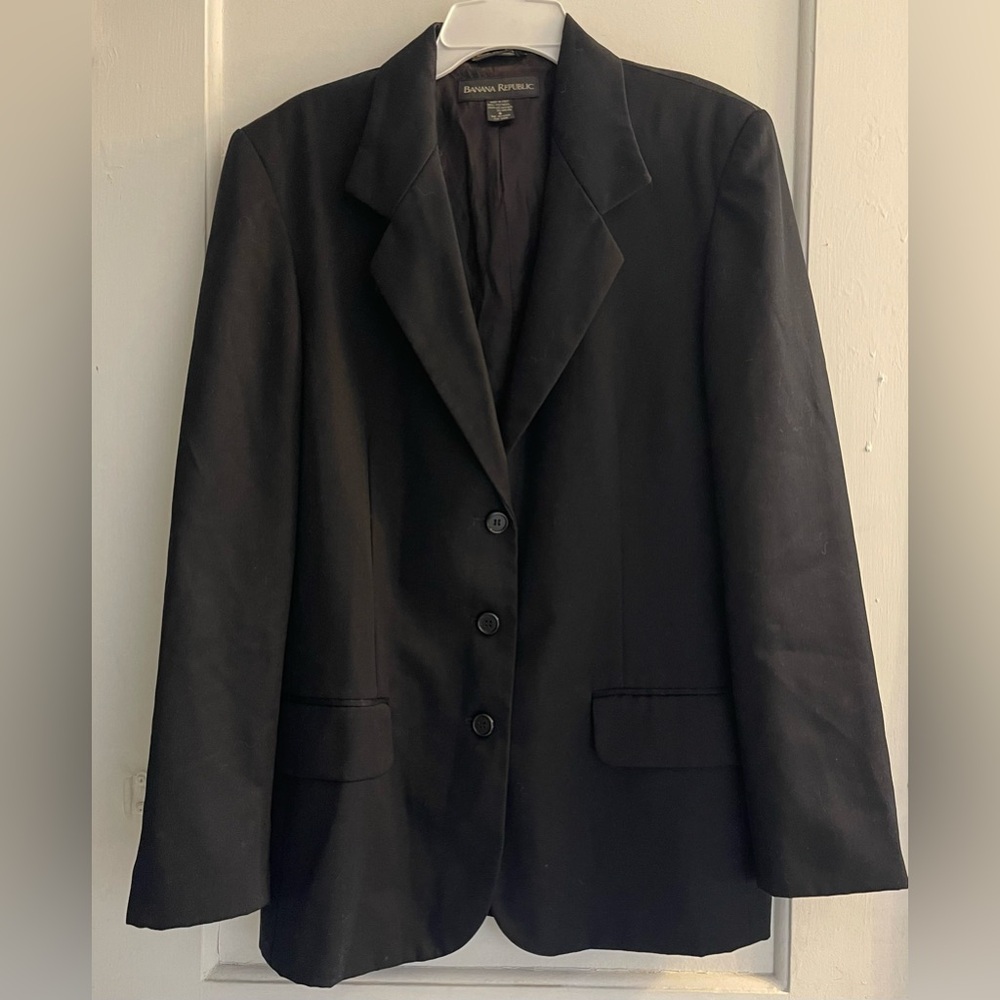 Banana Republic Wool Blazer Made in Italy Size 6